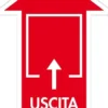 Adesivi da pavimento uscita