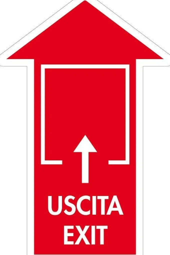 Adesivi da pavimento uscita