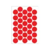 Adesivi segnabanco da pavimento rosso