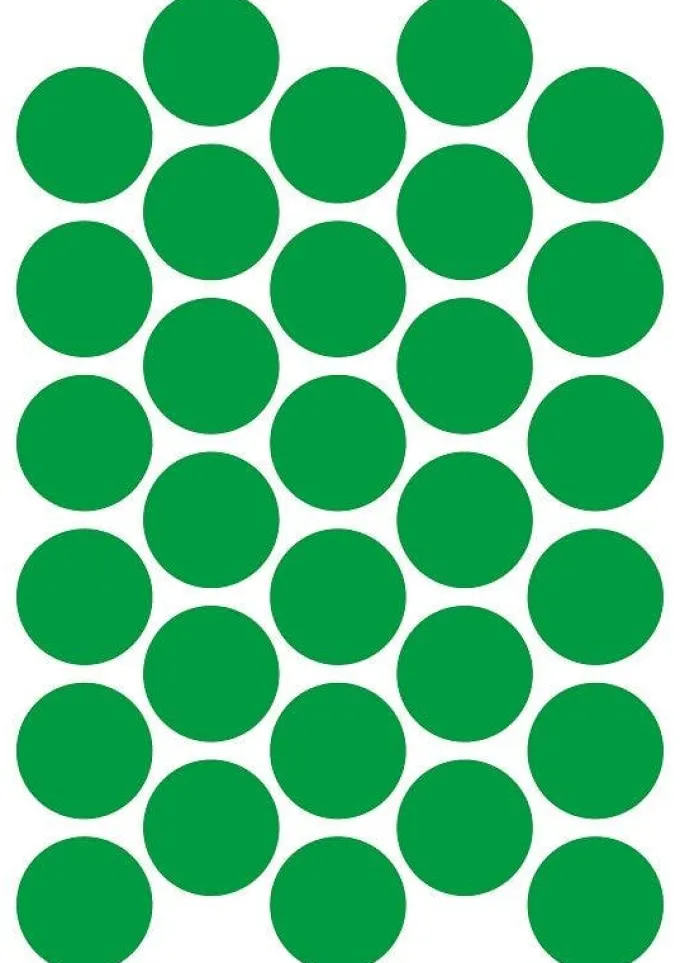 Adesivi segnabanco da pavimento verde