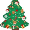 Albero di natale gigante in feltro