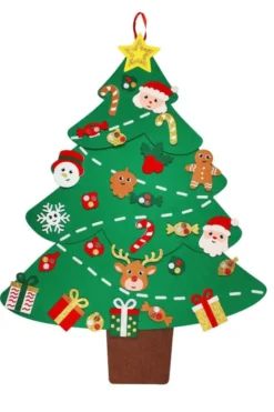 Albero di natale gigante in feltro