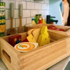 Alimenti da frigo e freezer in legno