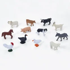 Animali della fattoria mini 12 pezzi