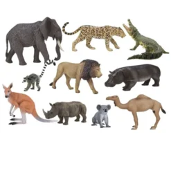 Animali esotici - 10 pezzi