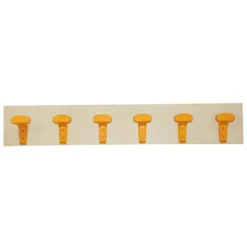 Appendiabiti 6 posti cam premium betulla arancione