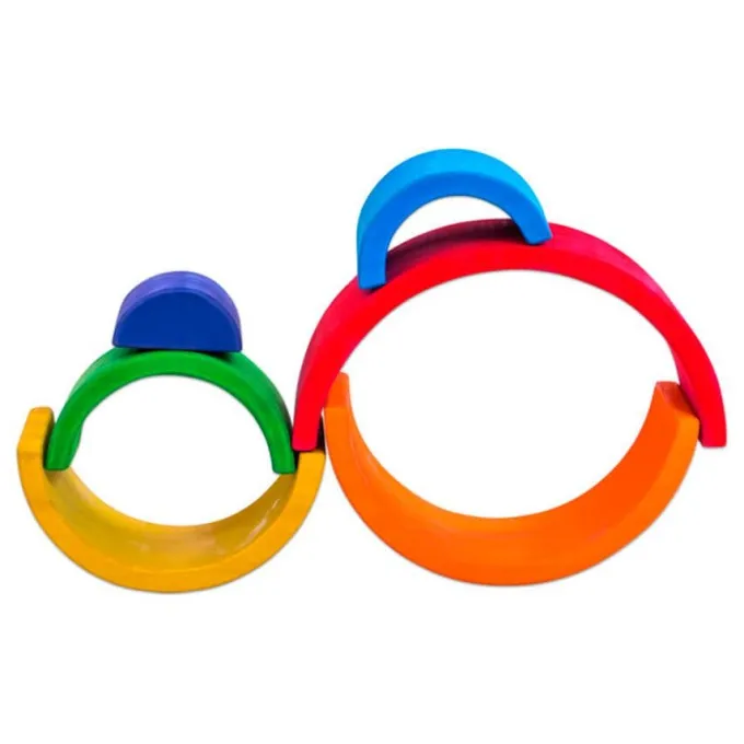 Arcobaleno in legno cm 19