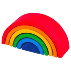 Arcobaleno in legno cm 19