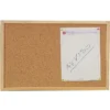 Bacheca in sughero con bordo in legno cm 90x60