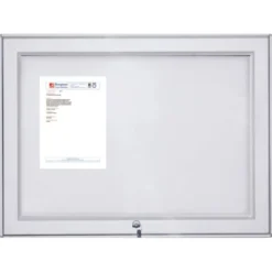 Bacheca magnetica con serratura cm 80x60x5