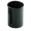 Barattoli portapenne nero borgione in plast. riciclata 10 pz