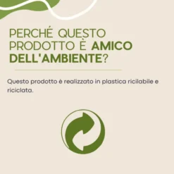 Barattoli portapenne nero borgione in plast. riciclata 10 pz