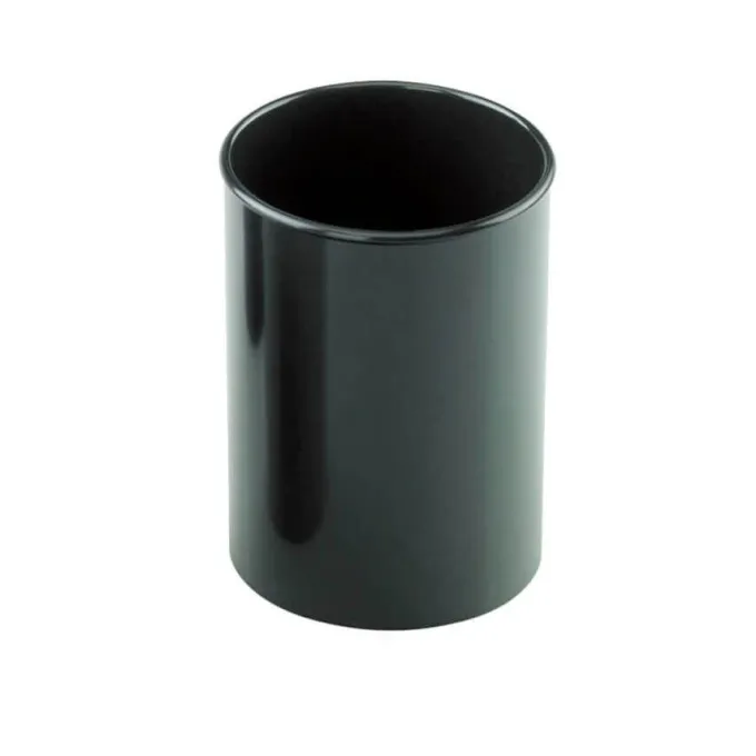 Barattolo portapenne nero borgione in plast. riciclata 1 pz