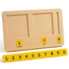 Base dieci - vassoio con 30 tessere