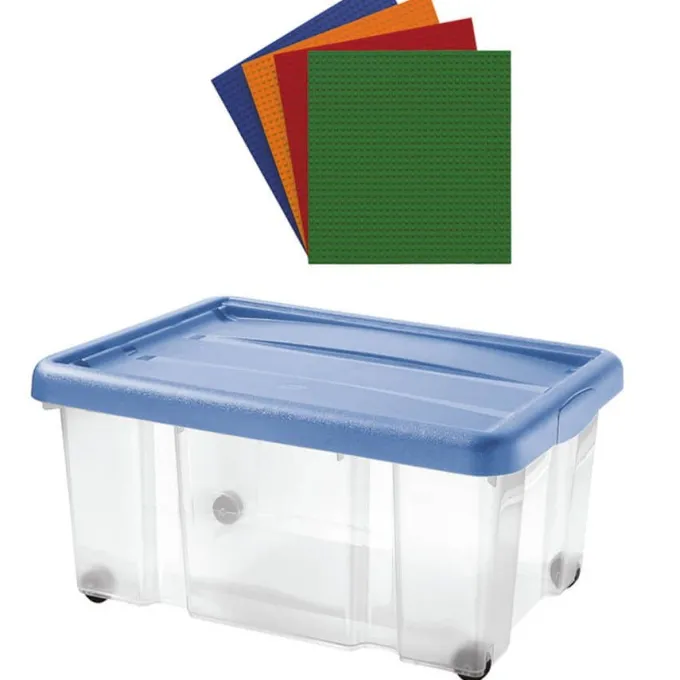Basi e mini blocks in contenitore