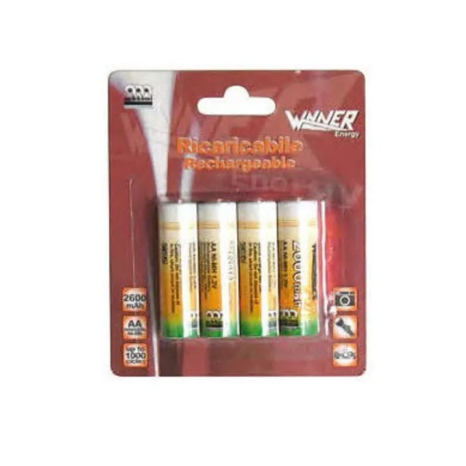 Batterie ricaricabili stilo - 4 pezzi