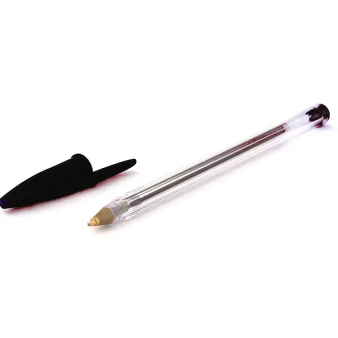Bic cristal nera tratto mm 1.6 5 pezzi