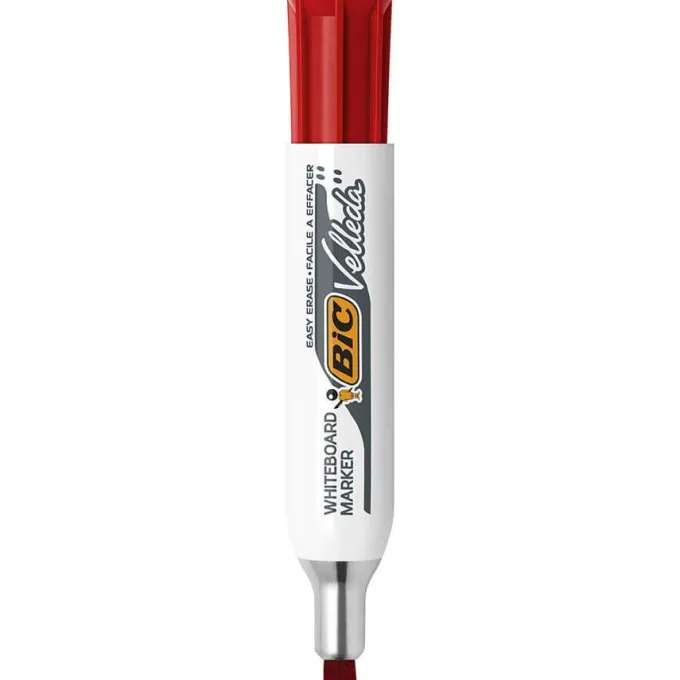 Bic velleda punta scalpello rosso 1 pezzo