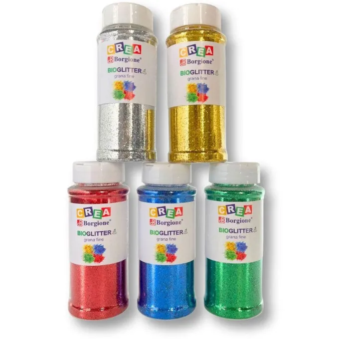 Bio-glitter fine - 5 colori