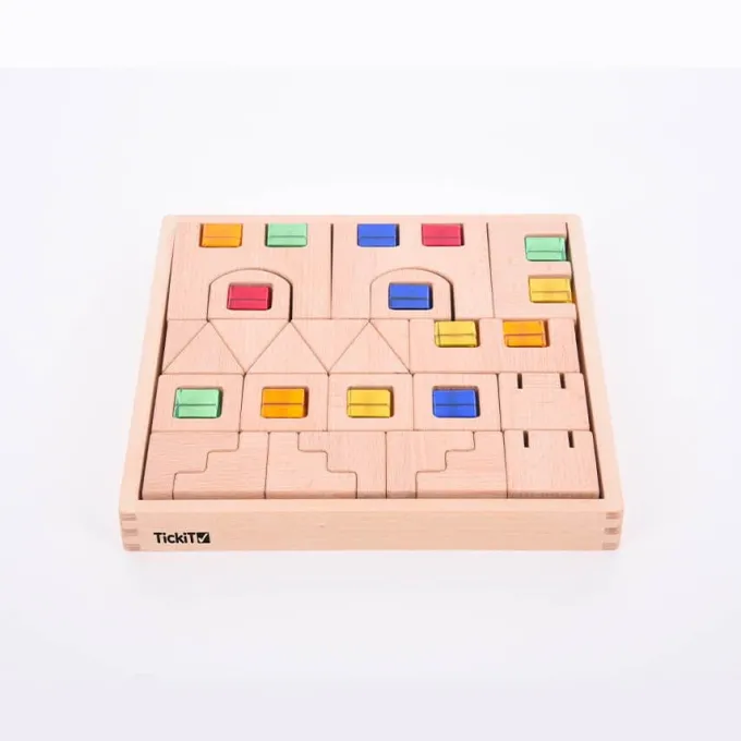 Blocchi in legno con gemme