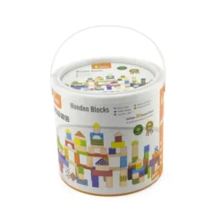 Blocchi in legno fantasia - 100 pezzi