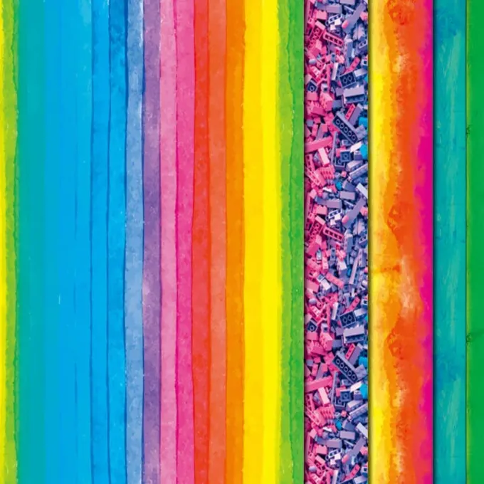 Blocco cartoncini arcobaleno