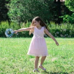 Bolle di sapone giganti con flying disc