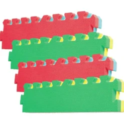 Bordi per tappeto eva bicolore kit 8 pz