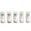 Brillantina glitter bio - grana fine - 5 colori da 8 grammi