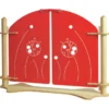 Cancelletto rosso coccinella linea legno premium