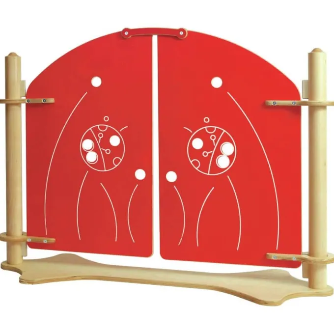 Cancelletto rosso coccinella linea legno premium