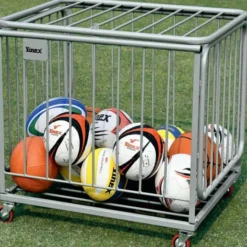 Carrello in acciaio portapalloni