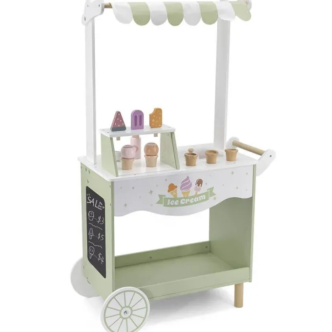 Carretto dei gelati in legno