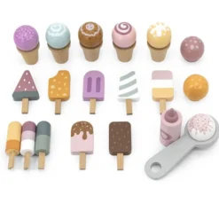 Carretto dei gelati in legno