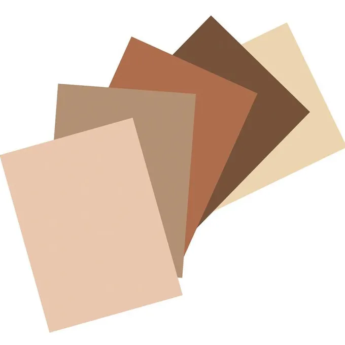 Carta colori del viso - 50 fogli 5 colori