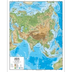 Carta geografica asia