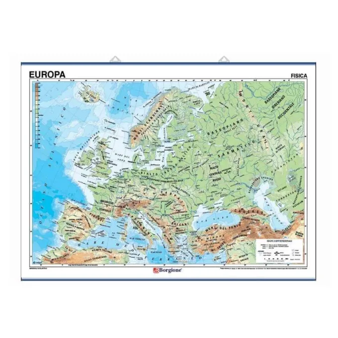 Carta geografica europa