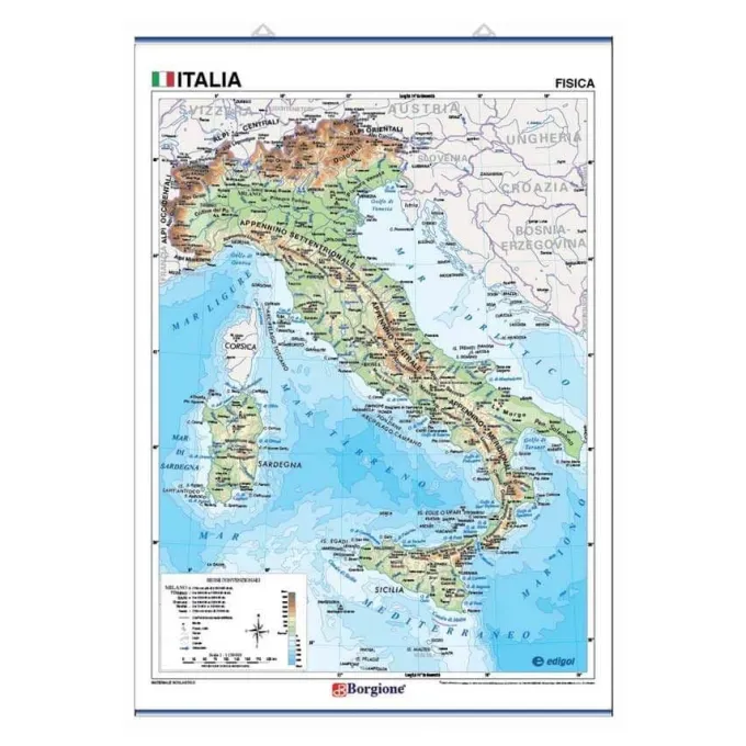 Carta geografica italia - 10 pezzi