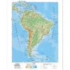 Carta geografica sud america