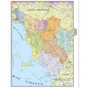 Carta geografica toscana