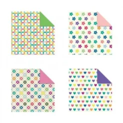 Carta origami fantasie color - 120 fogli 10 motivi