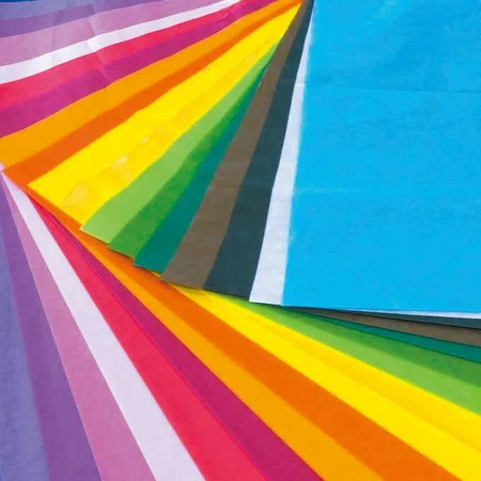 Carta velina 40 fogli in 20 colori