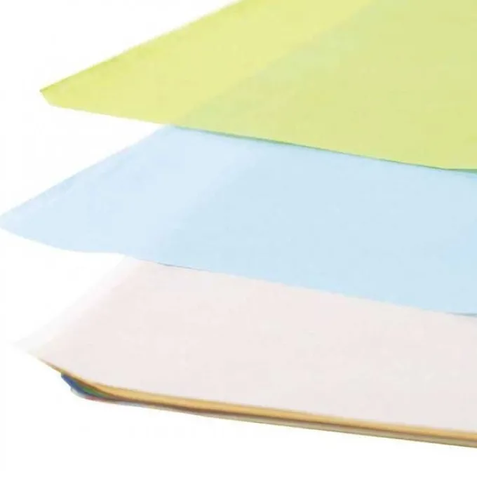 Carta velina seta borgione - 125 fogli 10 colori