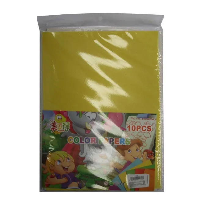 Carta velluto - 10 fogli 10 colori