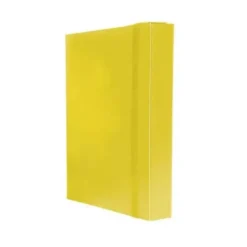 Cartellina portadocumenti gialla dorso cm 10