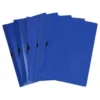 Cartelline con clip universale -5 pezzi blu