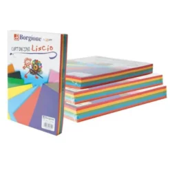 Cartoncino a 4 spessori borgione - 1400 ff 10 colori a4