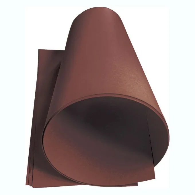 Cartoncino borgione liscio ruvido marrone 70x100 10ff 220gr