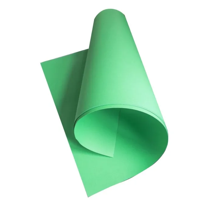 Cartoncino borgione liscio ruvido verde 70x100 10ff 220gr