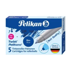 Cartucce per sferografica pelikan twist eco blu - 5 pezzi